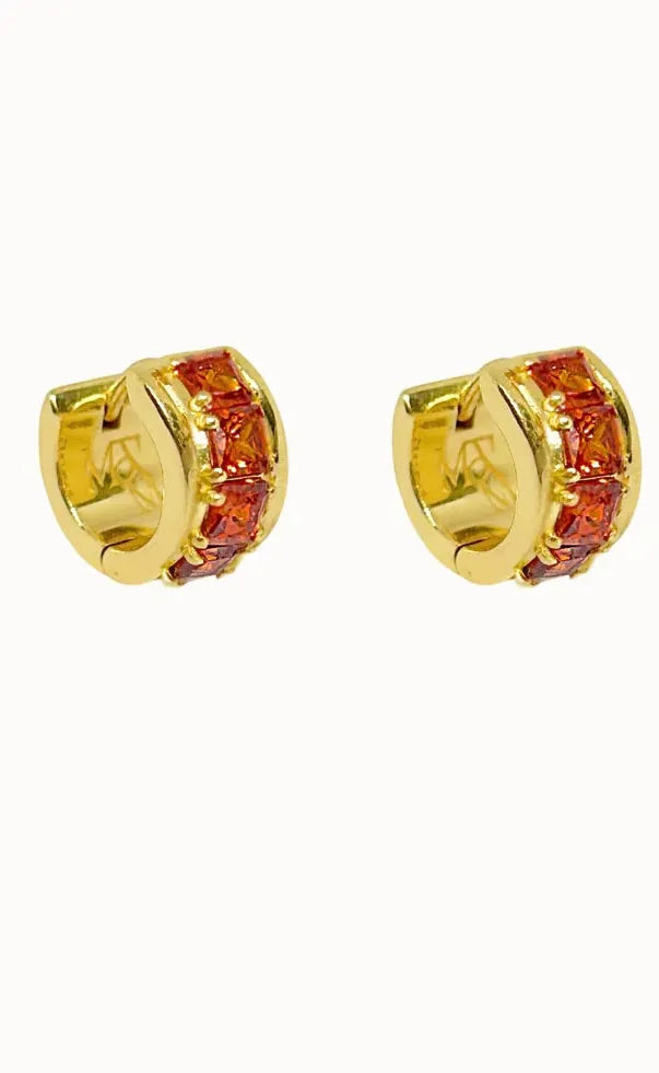 Florence Earrings Beloved - Garnet