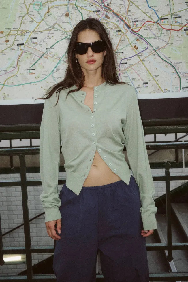 Maeve Merino Spring Cardigan