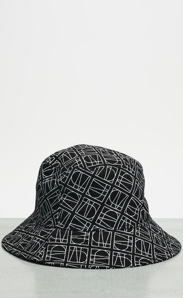 Jaycee Printed Bucket Hat - Black