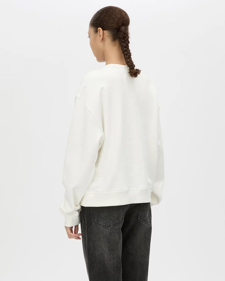 Bonnie Large Graphic Sweater - White