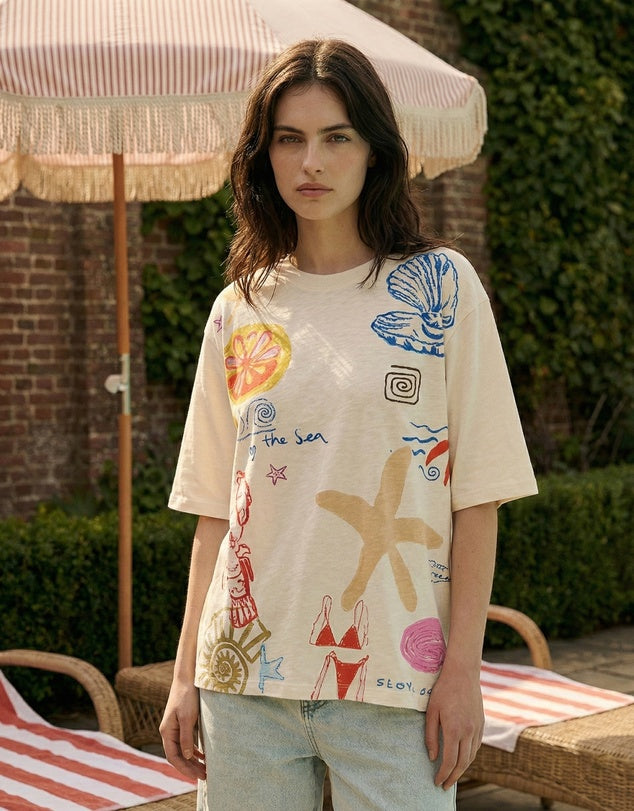 My Illustrated Seaside Tee