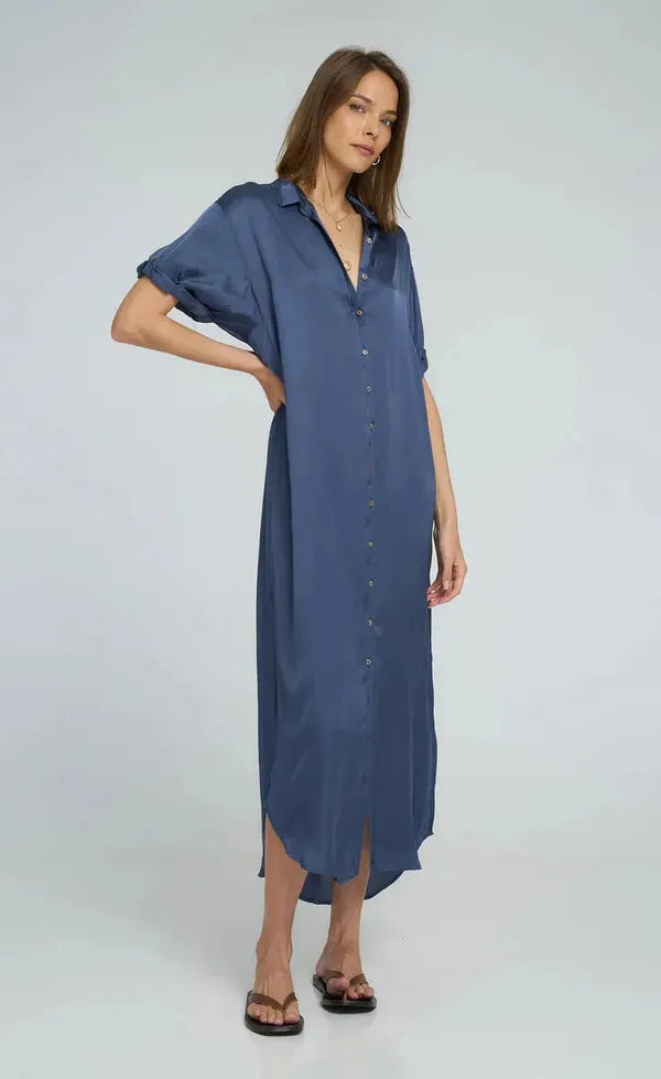 Hutton Dress - Ocean Blue