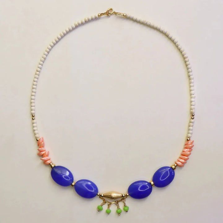 Casia Necklace - Blue