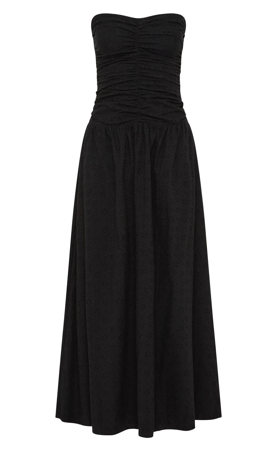 Lia Maxi Dress Valentina Broderie Black