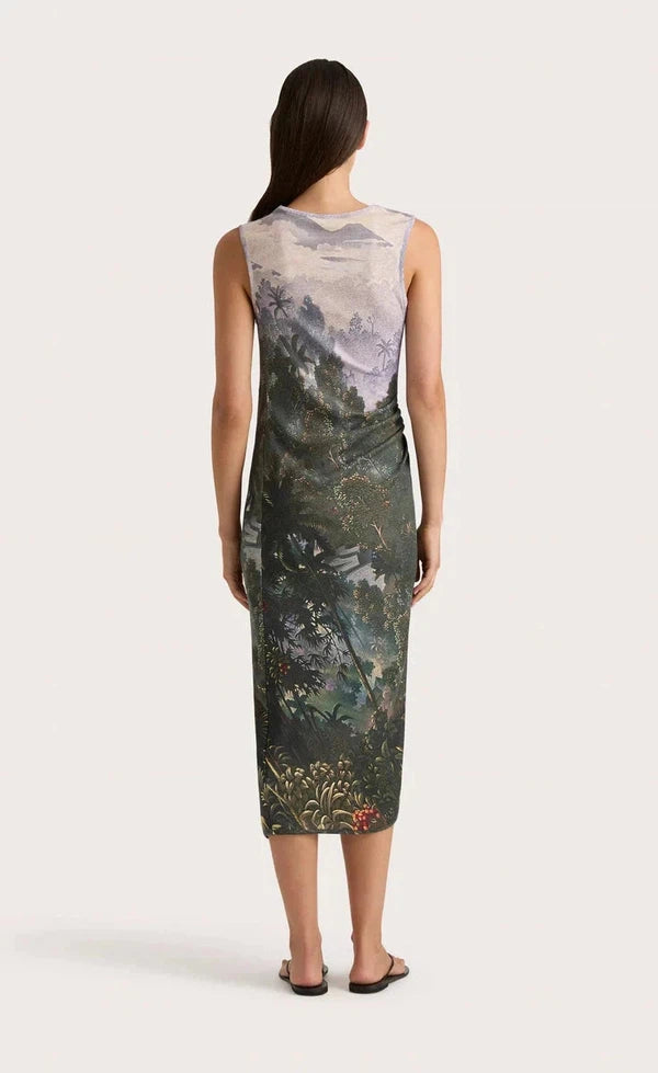 Loire Dress - Balinese Landscape