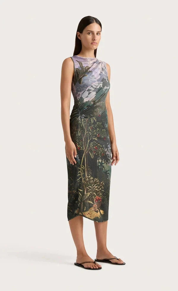 Loire Dress - Balinese Landscape