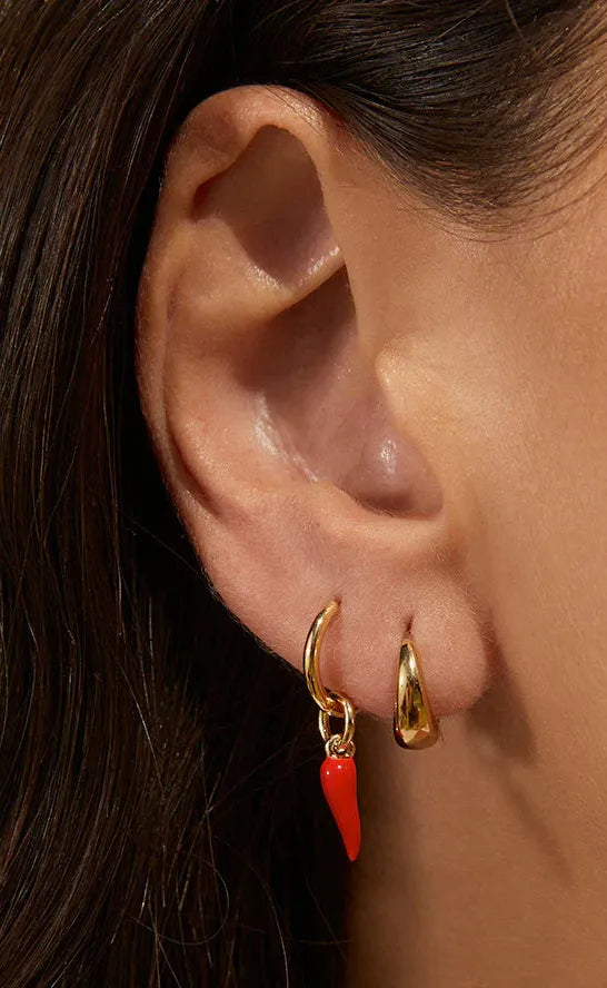 Max Gold Earrings - Maxi