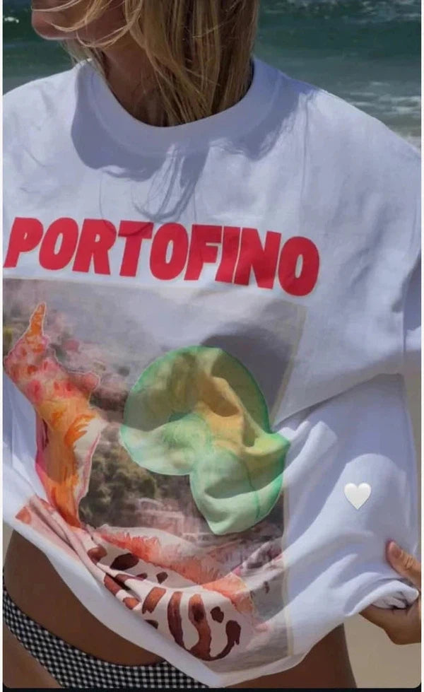 Portofino - White Regular Tee