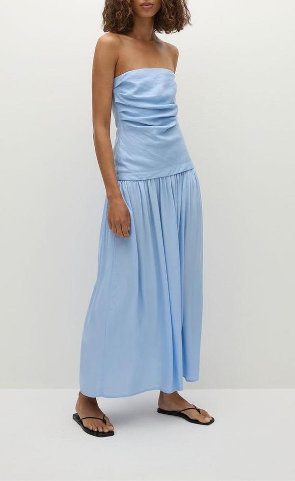 Hedy Maxi Dress - Mineral Blue