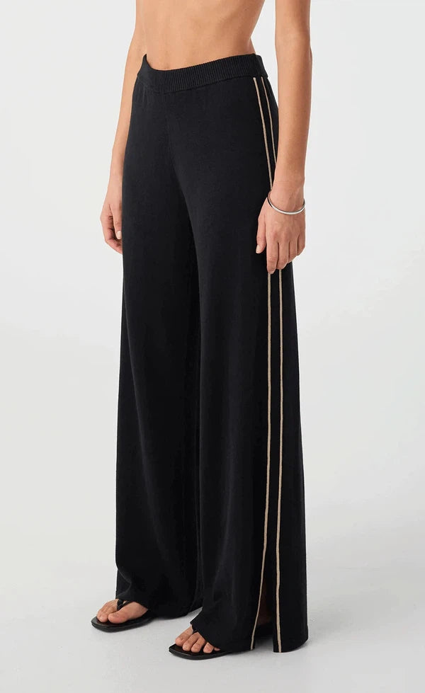 Pippa Wide Leg Pant - Black