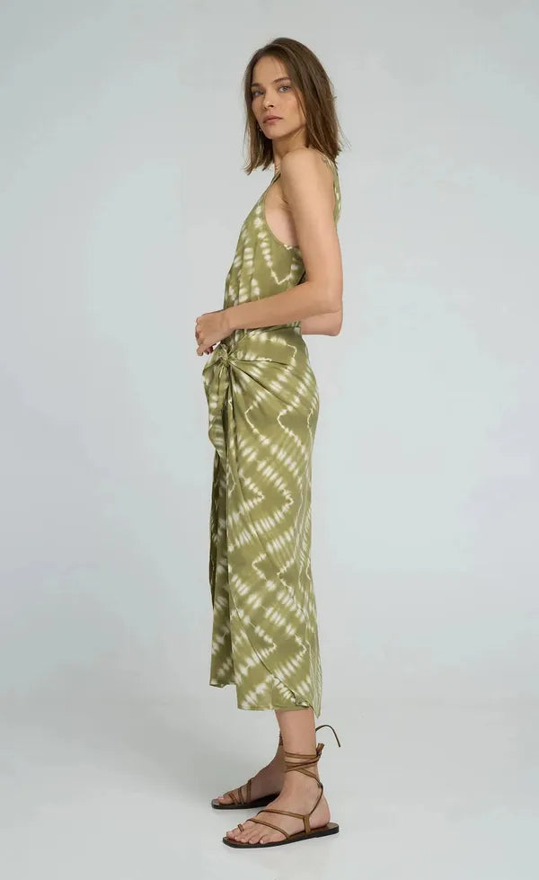 Martini Dress - Celestial Tie Dye/Matcha