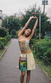 Spice Collage Riley Short - Yellow Multi