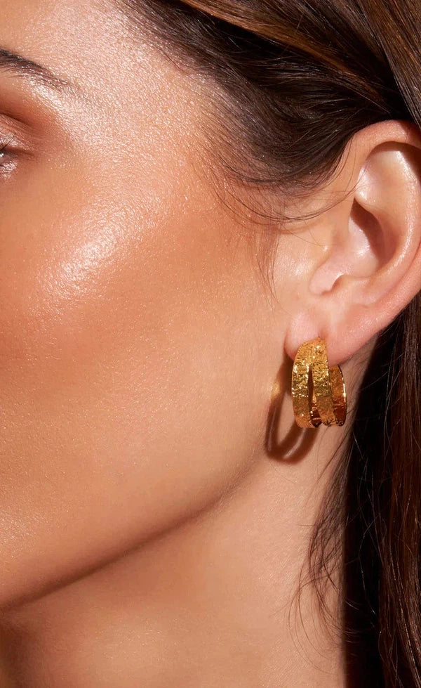 Elodi Gold Hoop Earrings