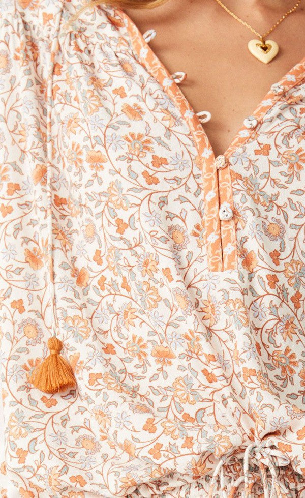 Sunshine Bandit Blouse - Desert Sage