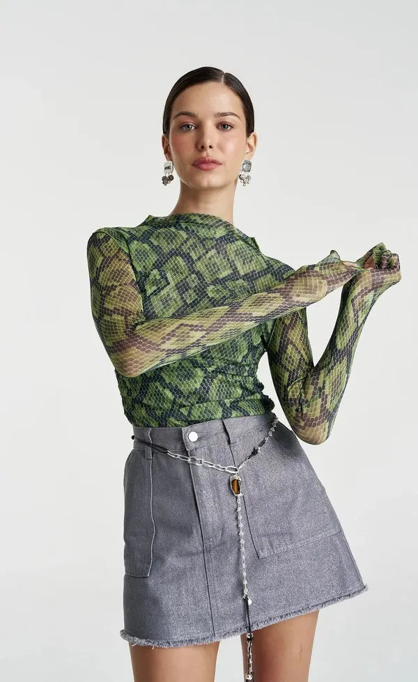 Carpenter Skirt - Glitter