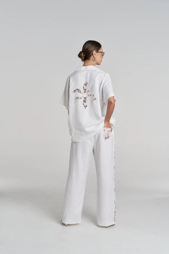 SS Anglaise Shirt - White