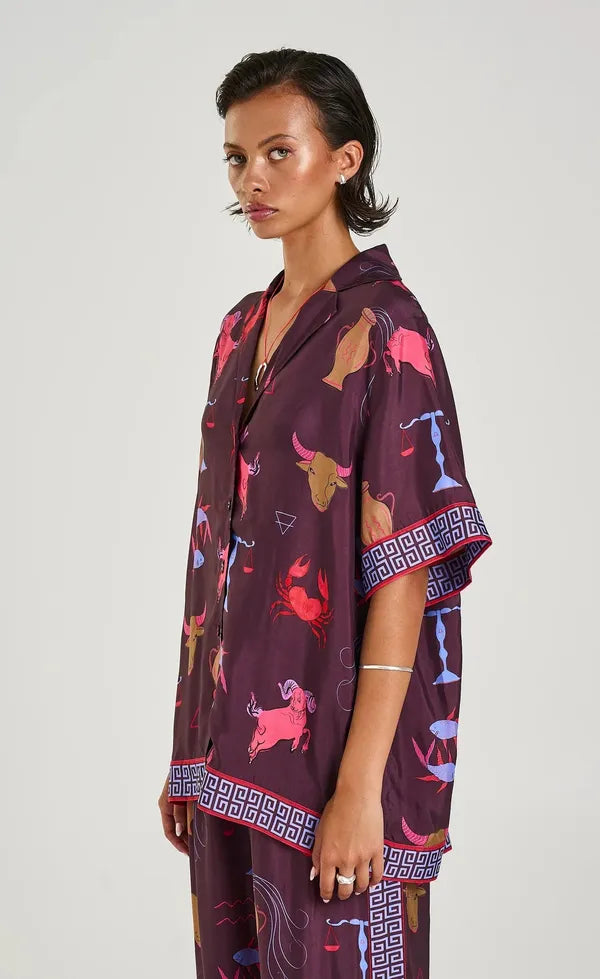 Button up SS Shirt Zodiac
