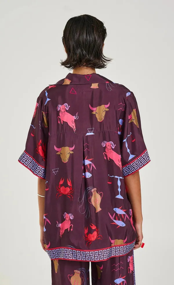 Button up SS Shirt Zodiac
