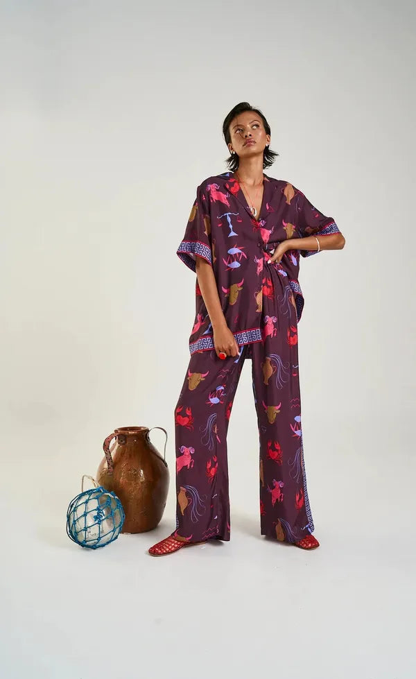 Button up SS Shirt Zodiac