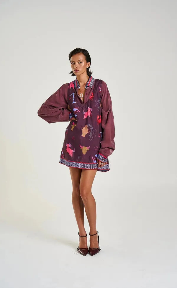 V- Neck Shift Dress